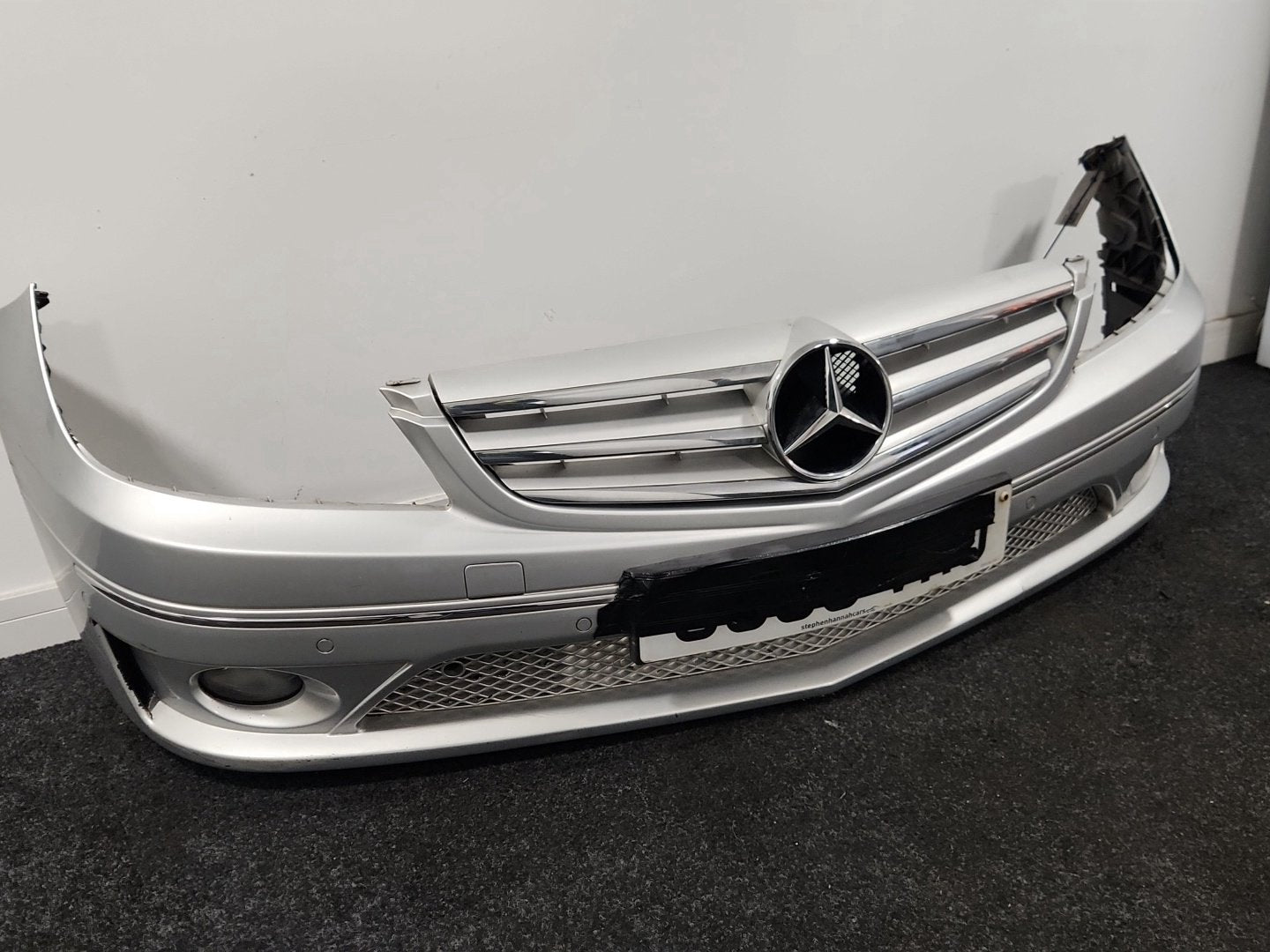 Mercedes CLC-Class W203 Coupe Complete Front Bumper Iridium Silver Metallic 775