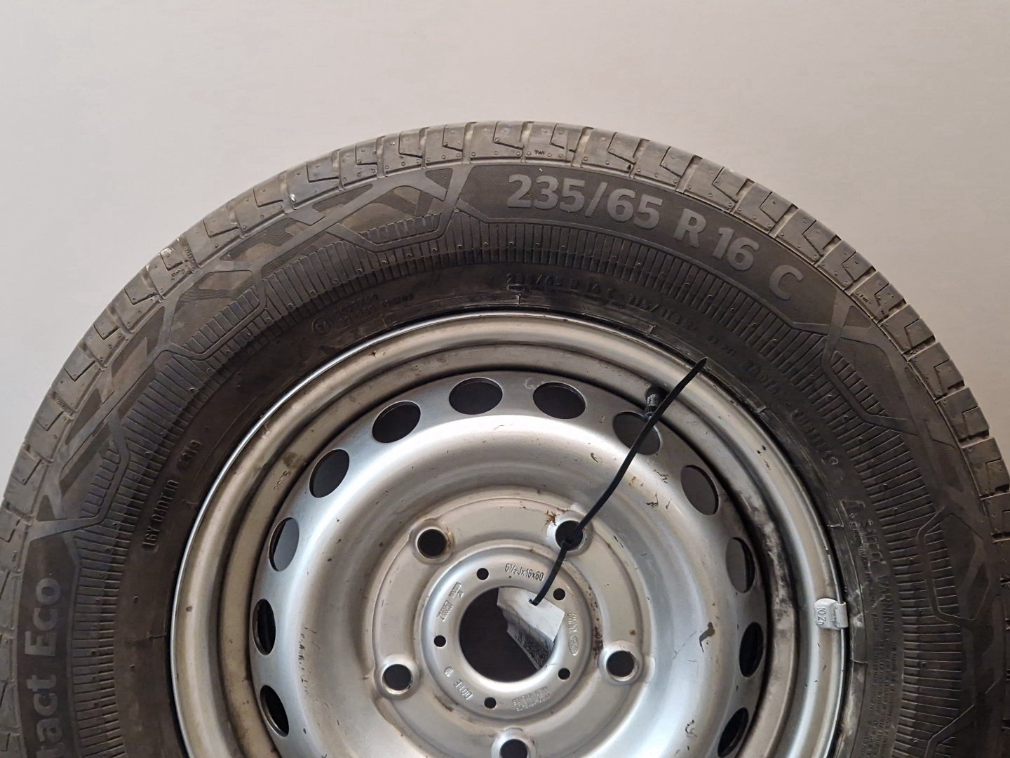 Ford Transit 16" Steel Wheel with Tyre 235/65/16 ~4mm KK21-1015-CB