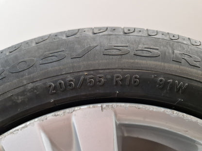 BMW 116i E87 16" Alloy Wheel with Tyre 205/55/16 ~5mm 6779696