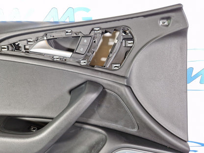 12-18 AUDI A6 C7 PASSENGER SIDE FRONT LEFT DOOR CARD PANEL 4G1867105 4G0837019