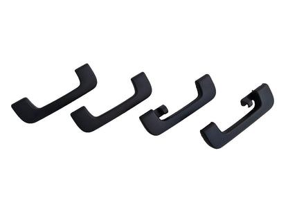 10-15 AUDI Q7 4L GENUINE SET OF 4 BLACK GRAB HANDLES 8P0857607K