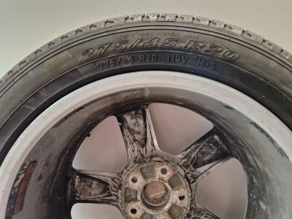 Audi Q7 4L 20" Alloy Wheel with Tyre 275/45/20 ~6mm 4L0601025