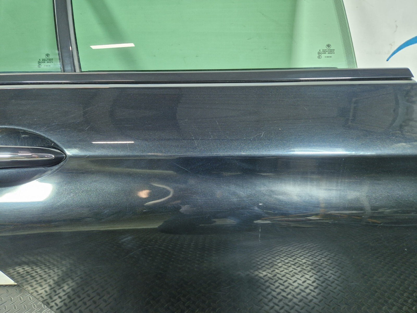 11-18 BMW 6 SERIES F06 GRAN COUPE REAR RIGHT O/S/R COMPLETE DOOR IN BLACK 475