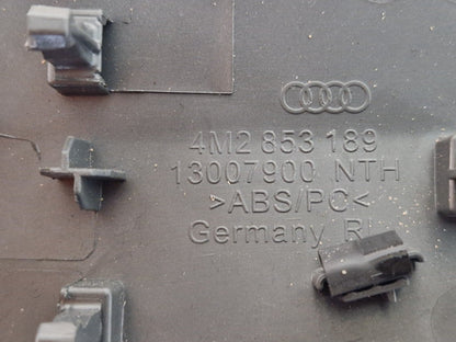 16-20 AUDI Q7 4M S-LINE GENUINE DASHBOARD TRIM PANEL 4M2853189