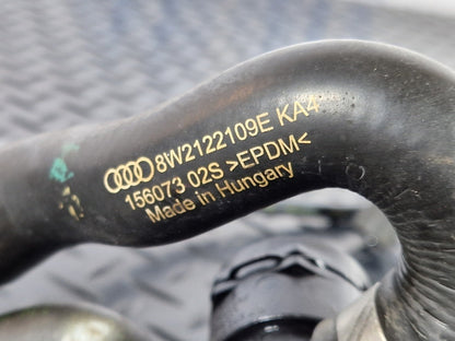 16-23 AUDI S5 3.0TFSI GENUINE WATER COOLANT PIPE HOSE 8W2122109E 8W2121123B