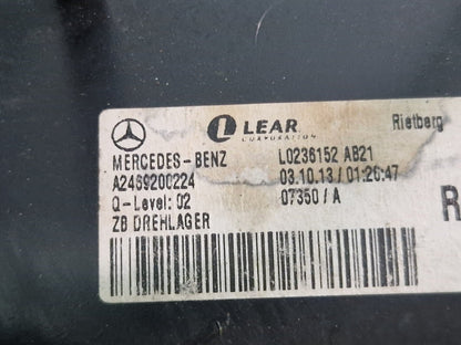 MERCEDES B180 CDI W246 GENUINE ISOFIX BRACKET REAR RIGHT REAR SEAT A2469200224