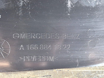 16-19 MERCEDES BENZ GLE W166 REAR WHEEL LEFT SIDE SPLASH GUARD COVER A1668841322