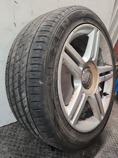 Audi A4 B7 17" Alloy Wheel with Tyre 235/45/17 ~4mm 8E0601025AS