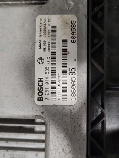 Mitsubishi Lancer MK5 (CX8A) Hatchback Engine Control Unit ECU 0281014585