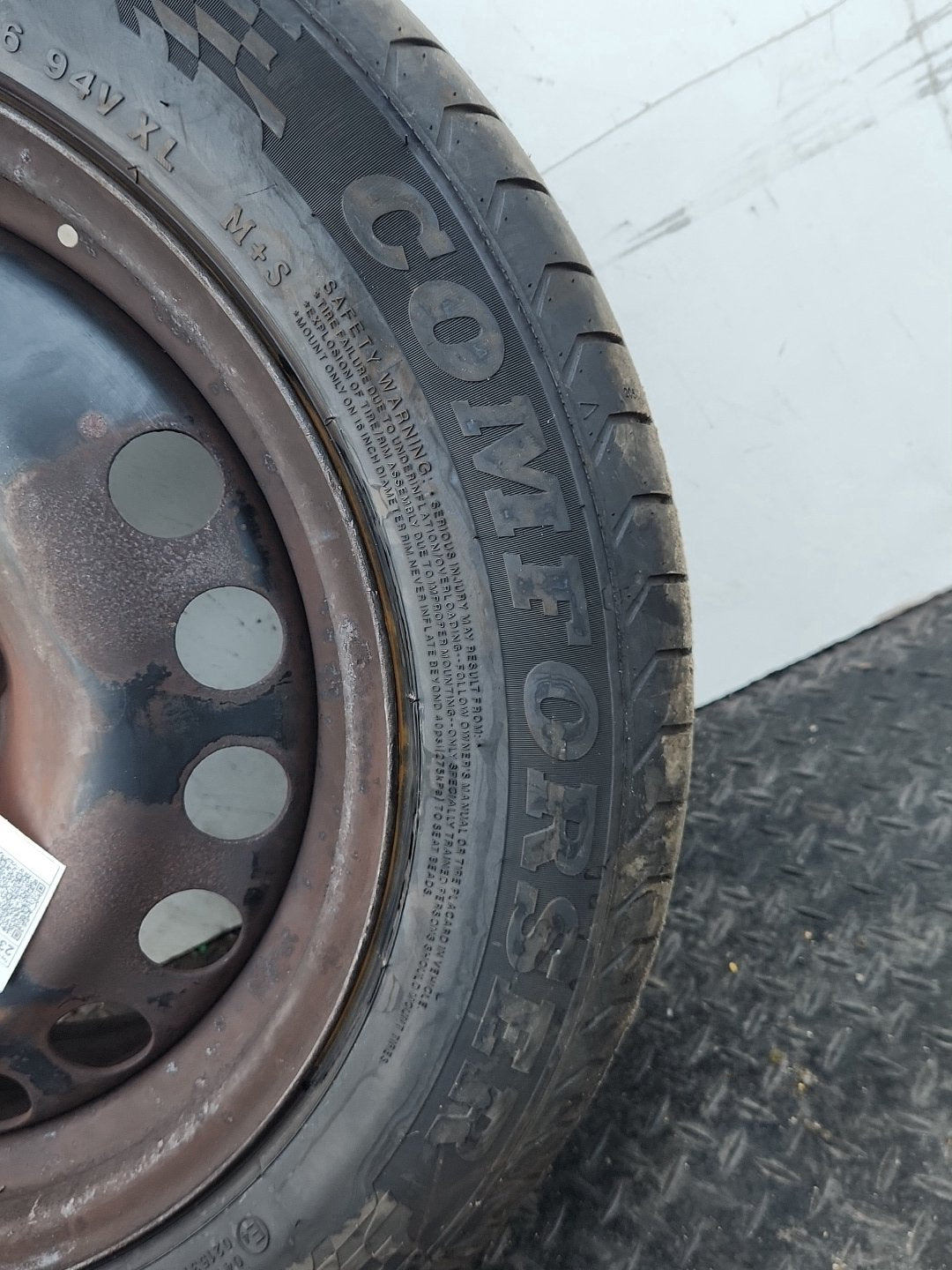 2011 Vauxhall Meriva MK2 (B) (4470) 16" Steel Wheel with Tyre 205/55/16 ~6mm