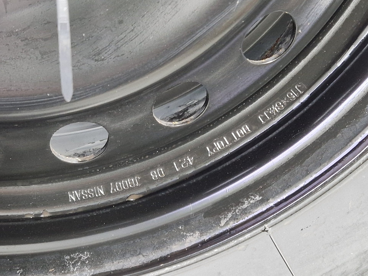 Nissan X-Trail MK2 (T31) SUV 16" Spare Wheel with Tyre 215/65/16 ~4mm