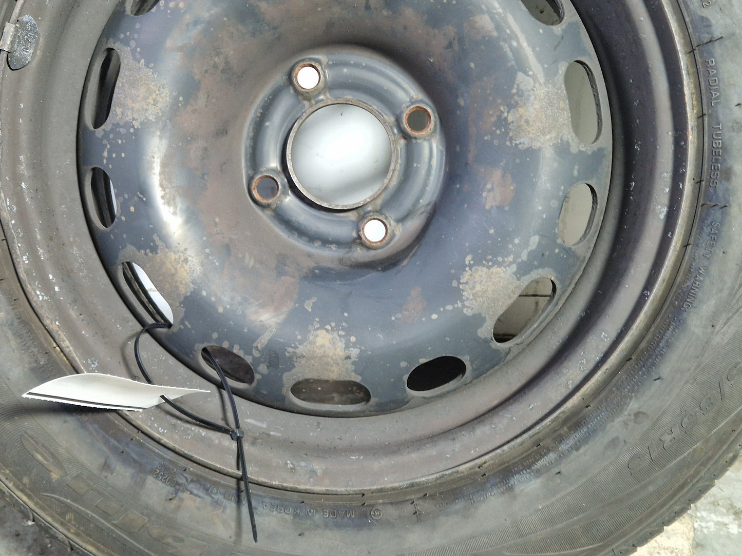 Citroen Berlingo MK2 15" Steel Wheel with Tyre 195/65/15 ~3mm