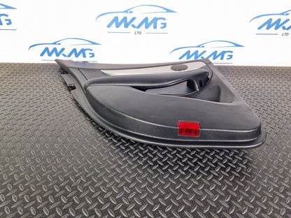14-21 MERCEDES BENZ C200d W205 REAR PASSENGER SIDE DOOR CARD BLACK LEATHER