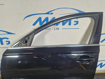 12-18 AUDI A6 C7 GENUINE FRONT LEFT N/S/F COMPLETE DOOR IN BRILLIANT BLACK LY9B
