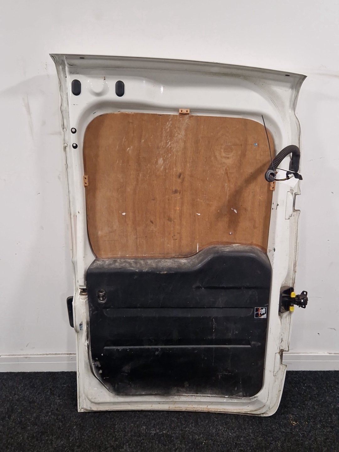 Vauxhall Combo MK3 (D) (61VO) Rear Left N/S Passenger Complete Door in White 5PU