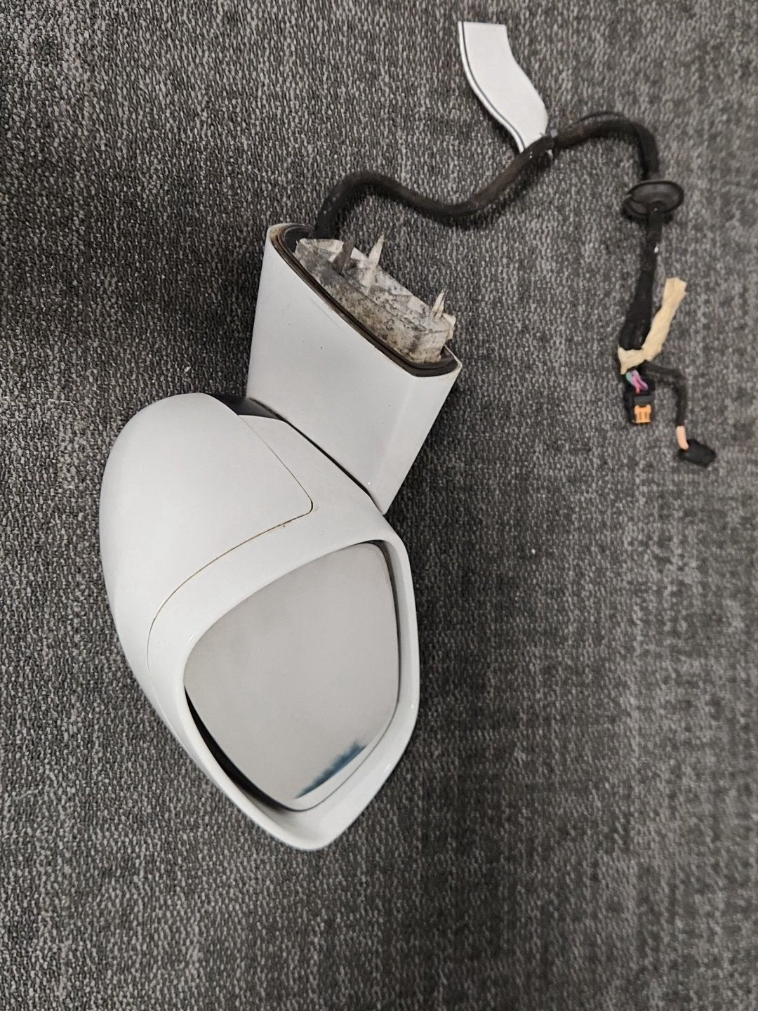 Peugeot RCZ MK1 (Ph1) (T75) Coupe Front Left Wing Mirror in Opal White Paint