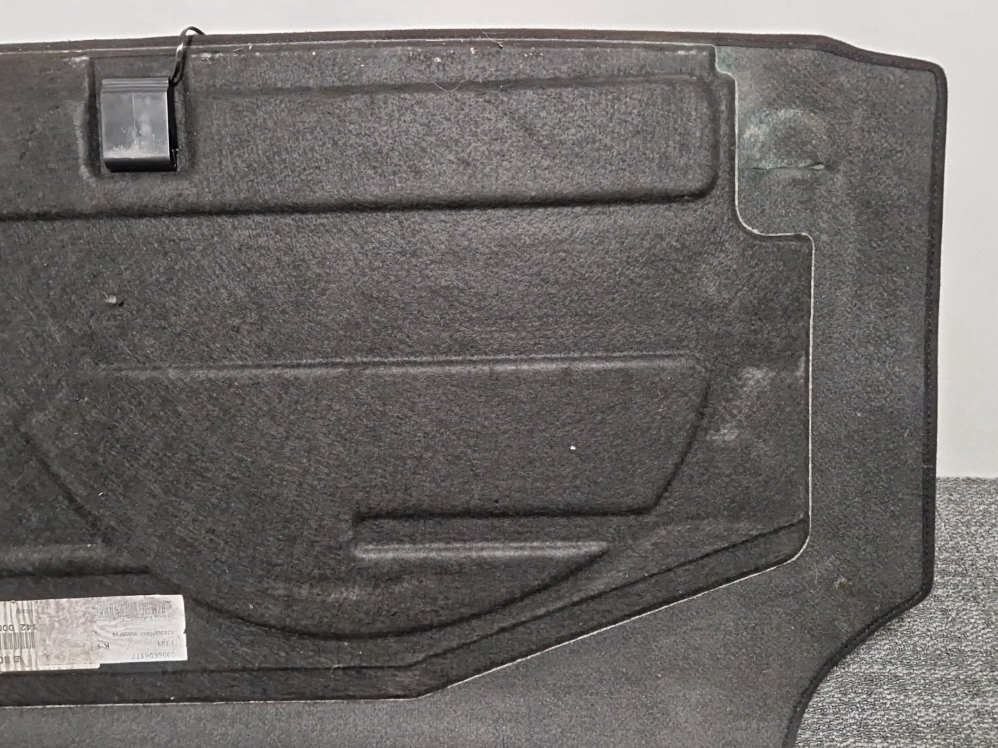 Mercedes-Benz C180 C-Class W203 (FL) Coupe Genuine Boot Floor Liner A2036800442
