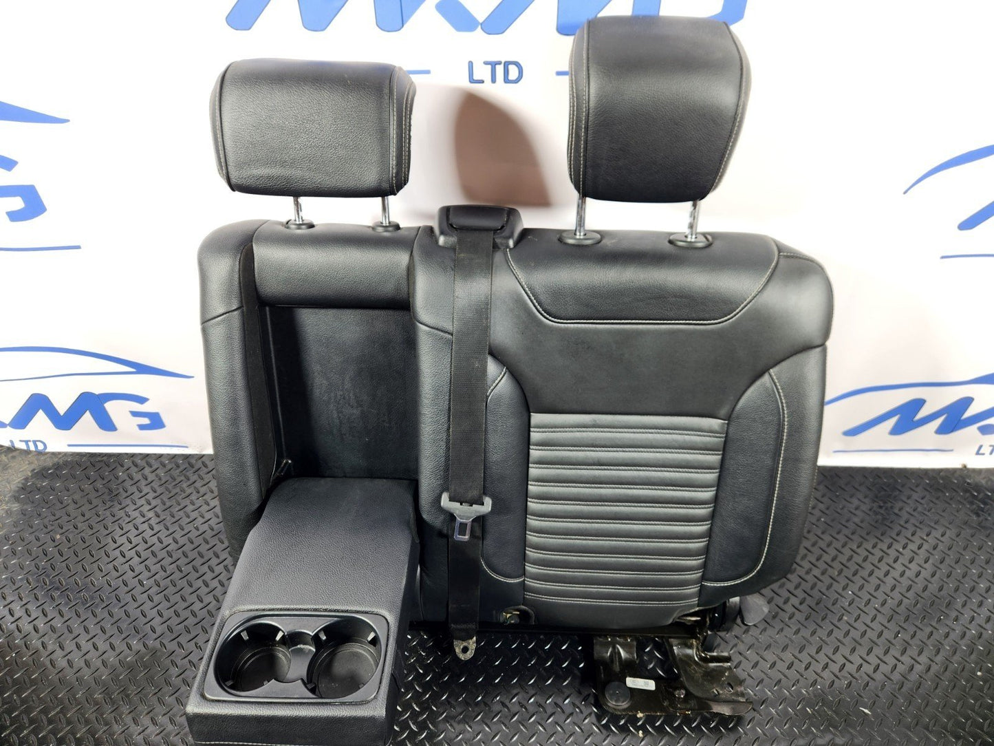 16-19 MERCEDES BENZ GLE ML W166 REAR LEFT N/S/R BLACK LEATHER SEAT BACKREST