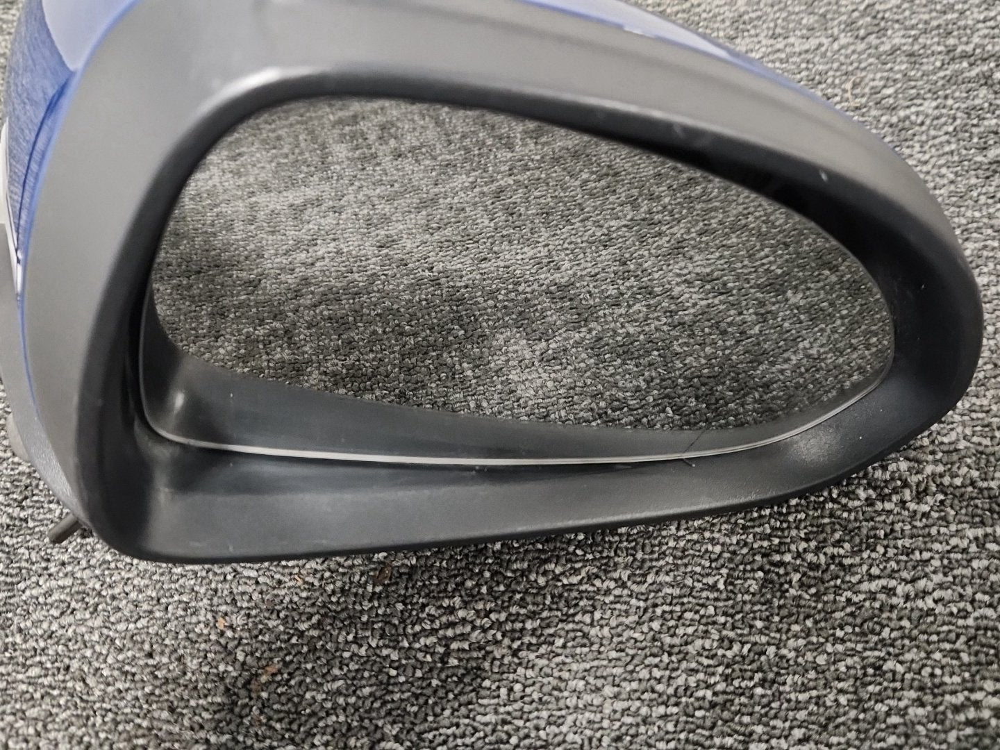 Vauxhall Corsa MK4 Hatchback Front Right Door Wing Mirror in Blue GAN (176)