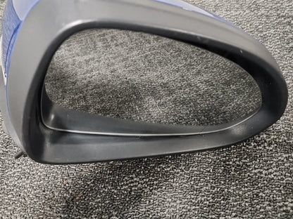 Vauxhall Corsa MK4 Hatchback Front Right Door Wing Mirror in Blue GAN (176)