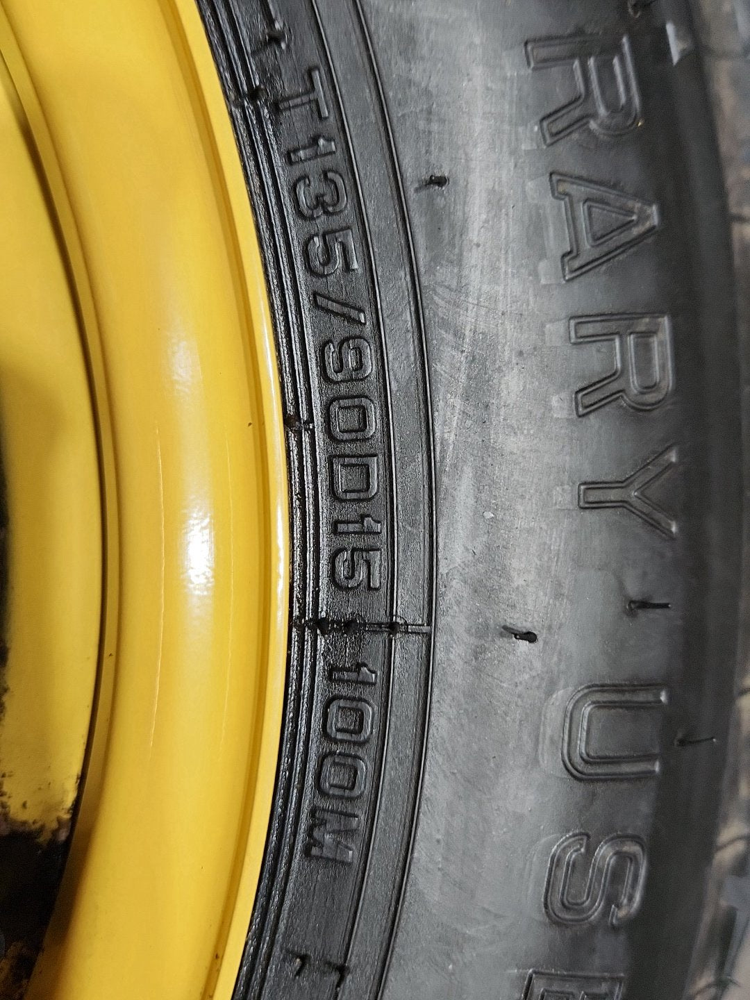 Honda FR-V MK1 (BE57) 15" Spare Wheel with Dunlop Tyre 135/90/15