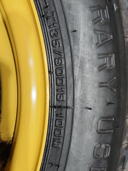 Honda FR-V MK1 (BE57) 15" Spare Wheel with Dunlop Tyre 135/90/15