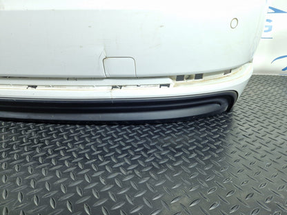16-19 AUDI A4 B9 SALOON GENUINE REAR BUMPER & DIFFUSER IN WHITE LS9R 8W5807511J
