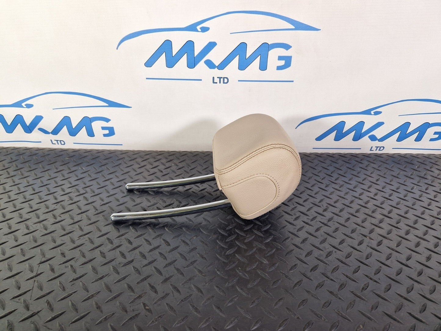 14-21 MERCEDES BENZ W205 OEM REAR SEAT BEIGE LEATHER HEAD REST A2059702950