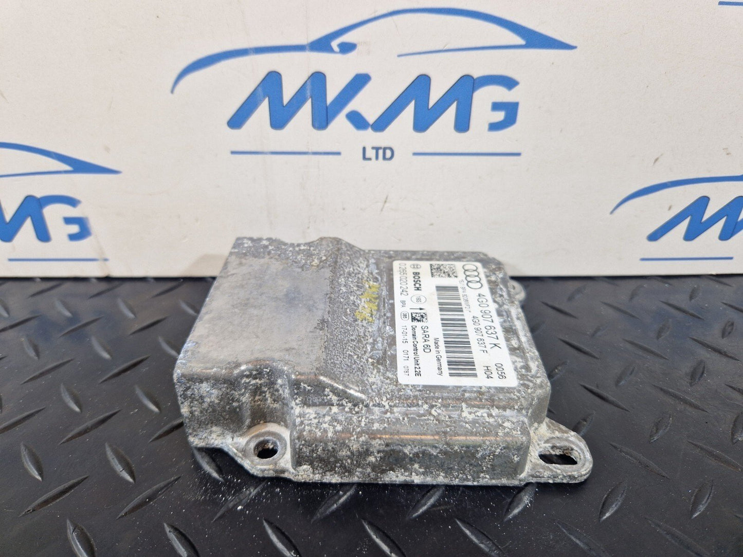 12-18 AUDI A6 C7 ACCELERATION YAW RATE SENSOR DOMAIN CONTROL UNIT 4G0907637K