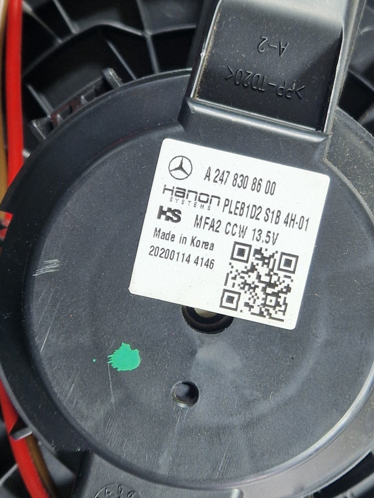 18-ON MERCEDES A CLASS W177 GENUINE OEM HEATER MATRIX HOUSING A2478309202