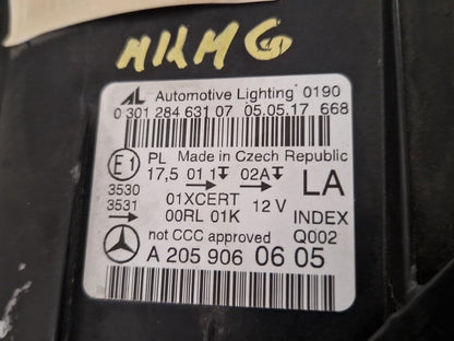Mercedes-Benz C-Class W205 Genuine Front Left N/S Passenger Headlight &amp; Modules