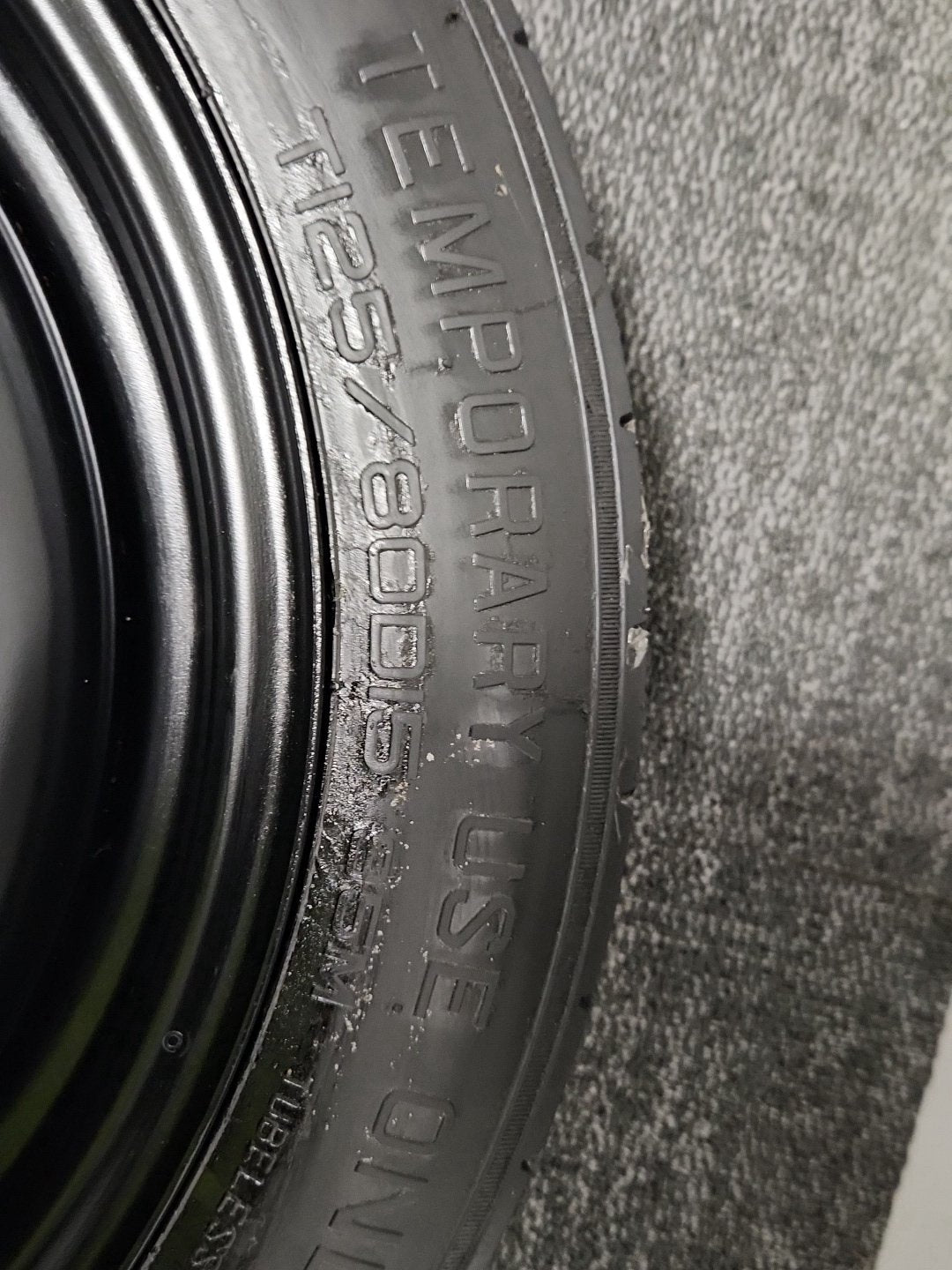 Hyundai i30 MK1 (FD) Estate Spare Wheel 125/80/15