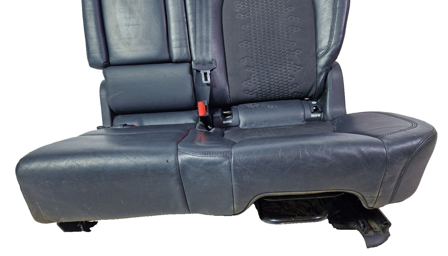 14-19 LAND ROVER L550 DISCOVERY REAR LEFT N/S 2ND ROW LEATHER DOUBLE TWIN SEAT