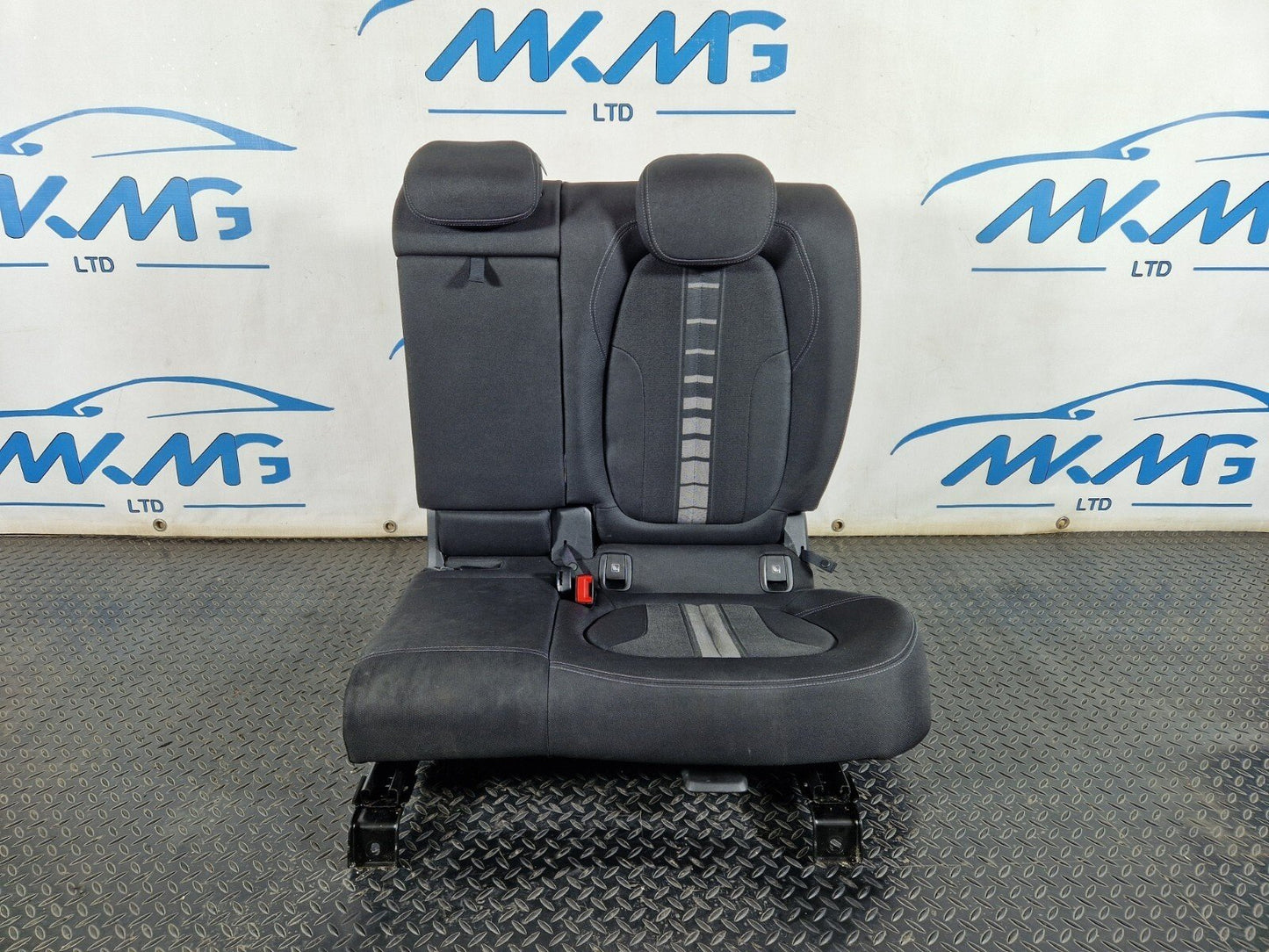 16-22 BMW X1 F48 GENUINE OEM REAR LEFT N/S PASSENGER SIDE CLOTH FABRIC SEAT