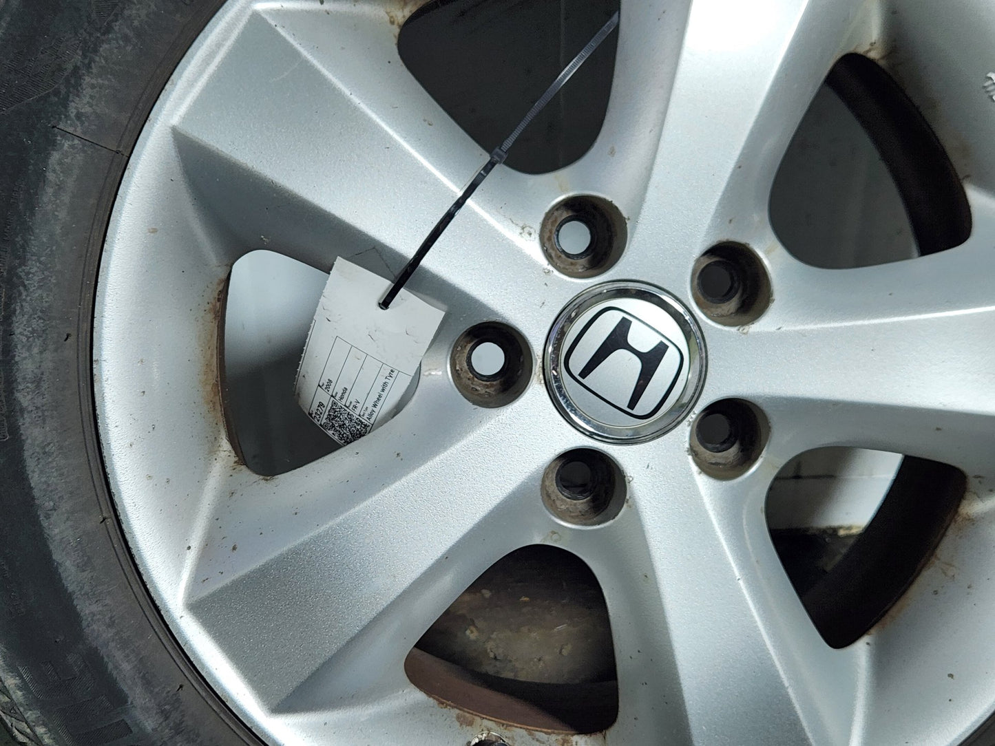 Honda FR-V MK1 (BE57) Genuine 16" Alloy Wheel with Tyre ~3mm 205/55/16