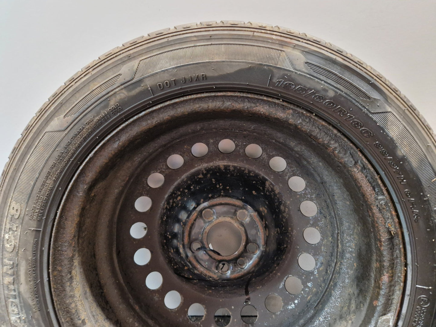 Vauxhall Combo MK3 (D) (61VO) Cargo Van 16" Steel Wheel with Tyre 195/60/16 ~6mm
