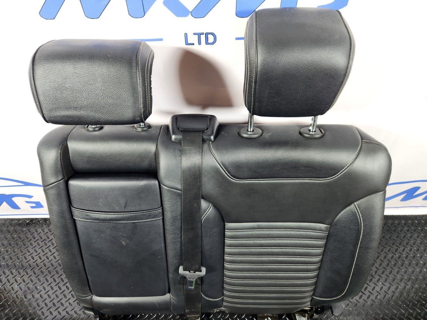 16-19 MERCEDES BENZ GLE ML W166 REAR LEFT N/S/R BLACK LEATHER SEAT BACKREST