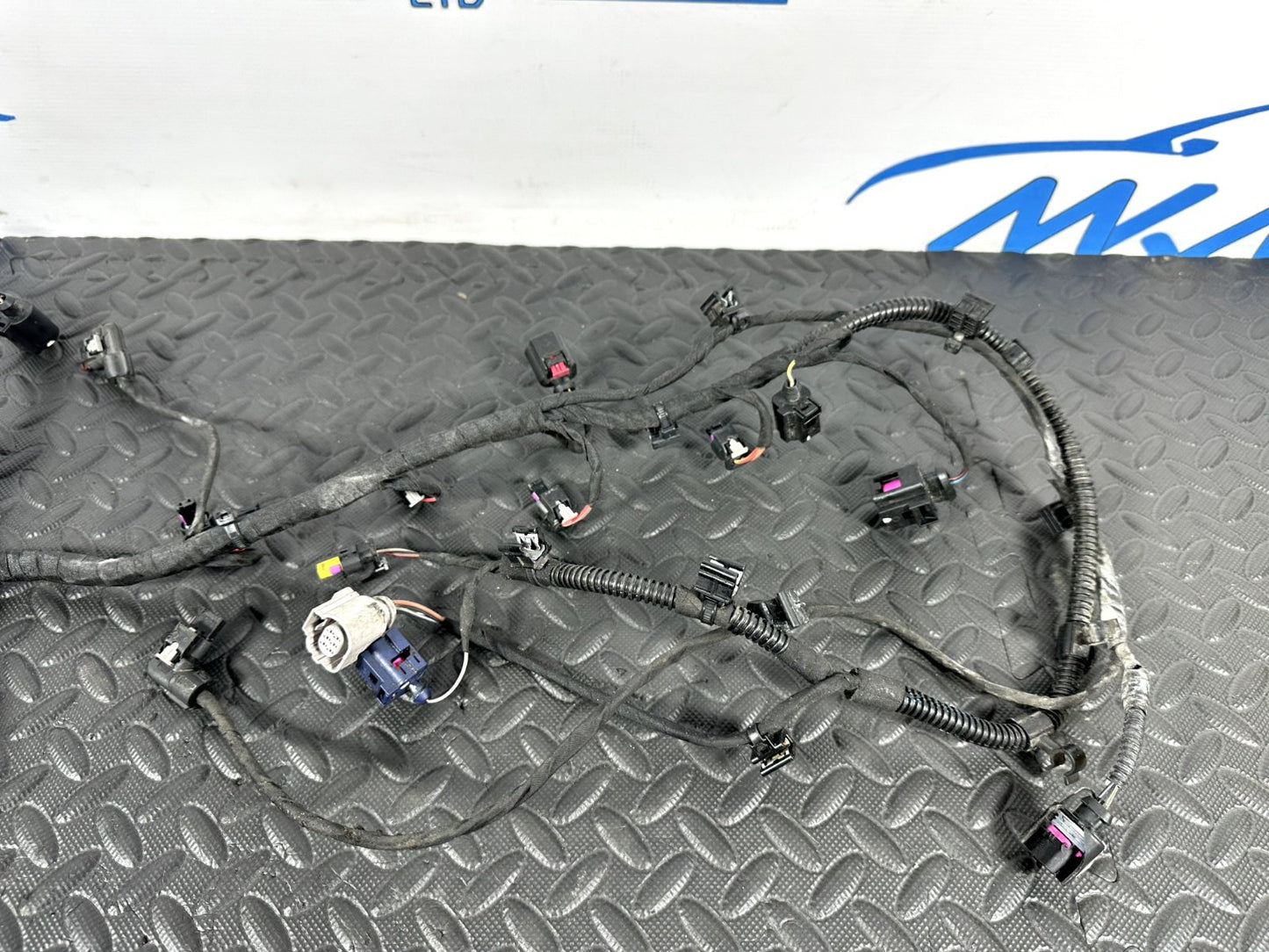 16-19 AUDI A4 B9 GENUINE 1.4 TFSI CVNA PETROL ENGINE WIRING LOOM 04E971595AH