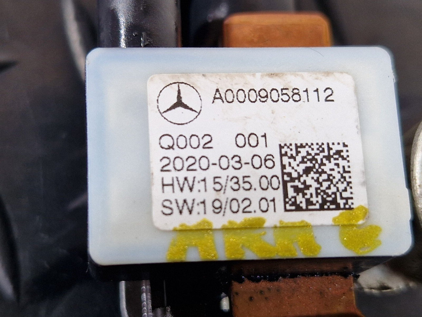 18-ON MERCEDES BENZ A CLASS W177 GENUINE NEGATIVE BATTERY CABLE A0009058112