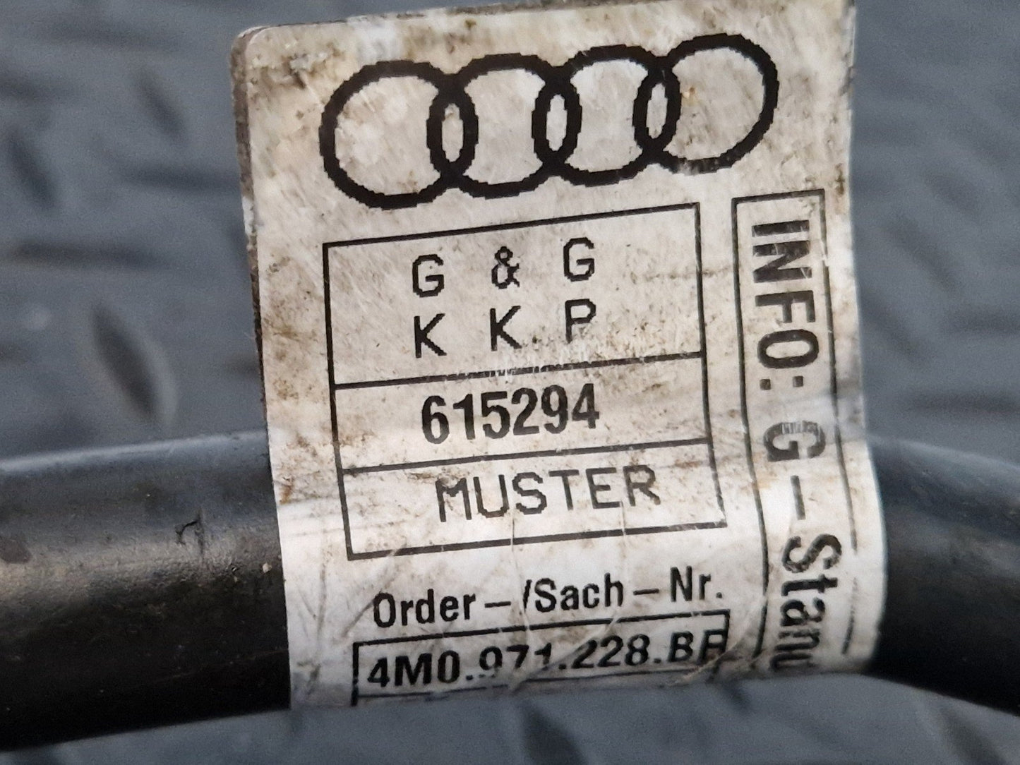 16-20 AUDI Q7 4M GENUINE POSITIVE BATTERY CABLE 4M0971228BF