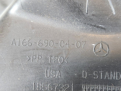 11-19 MERCEDES BENZ ML W166 GENUINE FRONT RIGHT SIDE PILLAR A1666900407
