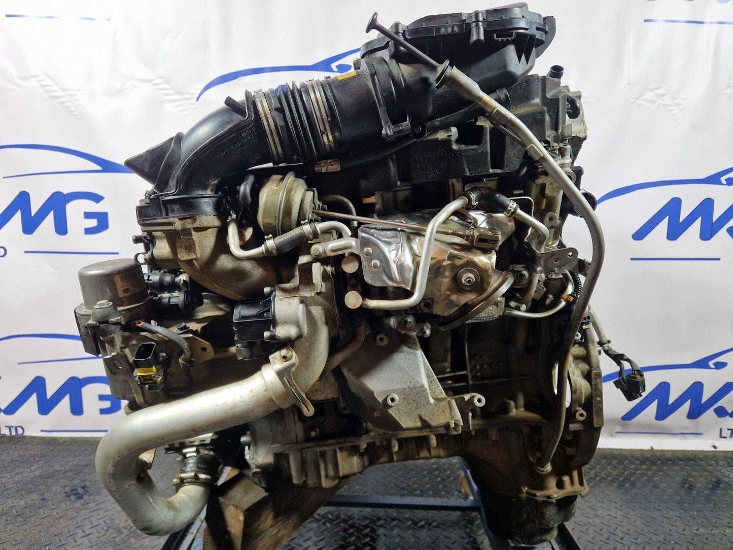16-19 MERCEDES GLE 500e W166 3.0 OM276.821 PETROL TWIN TURBO COMPLETE ENGINE