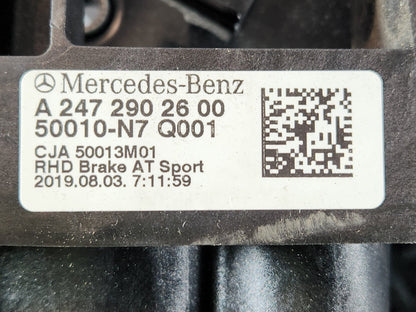 Mercedes-Benz B200d B-Class W247 Automatic Brake Pedal Assembly Unit A2472902600