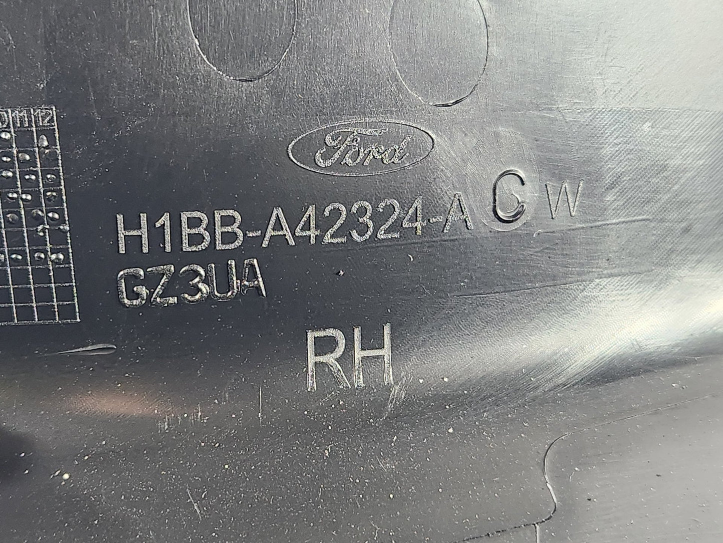 Ford Fiesta MK6 Hatchback Right Side Boot Lid Trim Genuine H1BB-A42324-A