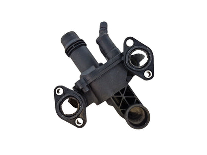 16-20 AUDI Q7 4M GENUINE OEM DIESEL THERMOSTAT COOLANT HOUSING FLANGE 4H2Q8592
