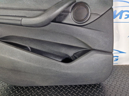 16-22 BMW X1 F48 GENUINE FRONT PASSENGER SIDE DOOR CARD PANEL IN BLACK