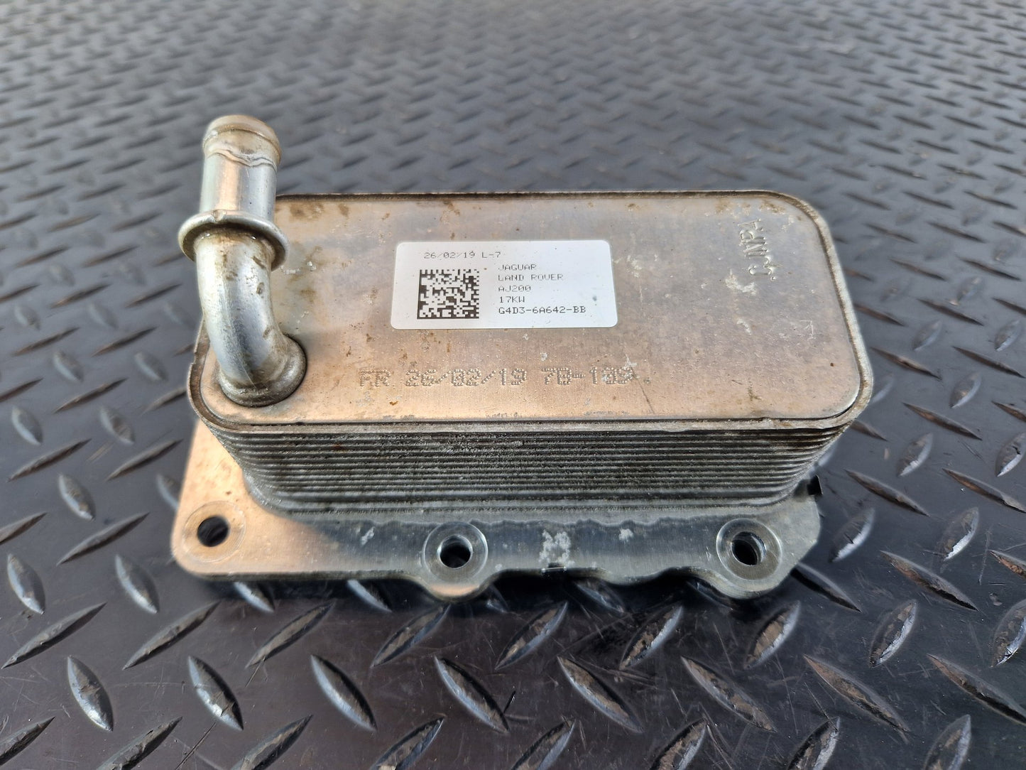 Land Rover Range Rover Evoque L551 Engine Oil Cooler G4D36A642BB