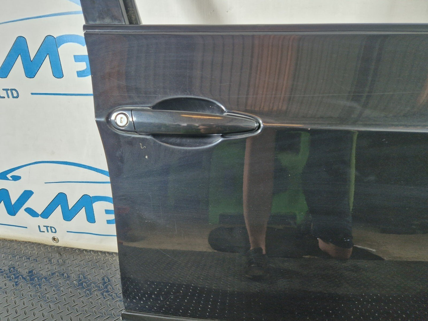10-13 BMW X5 E70 LCI FRONT RIGHT DRIVER O/S COMPLETE DOOR BLACK 475