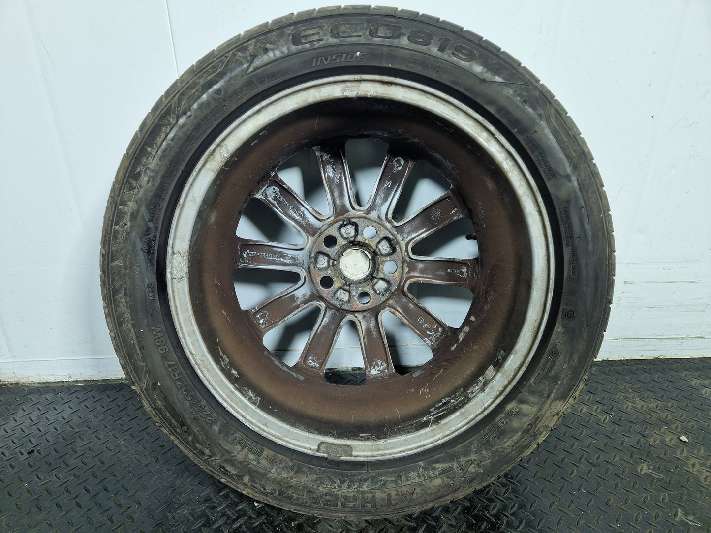 Ford S-Max MK1 (CD340) MPV 17" Alloy Wheel with Tyre 3mm 225/50/17 8M2J-1007-AA