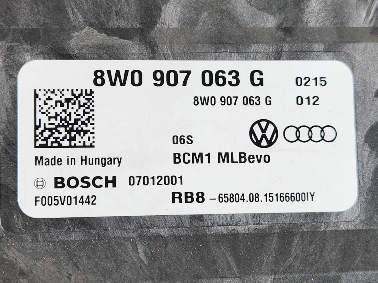 Audi Q7 4M Genuine Body Comfort Control Unit Module BCM 8W0907063G